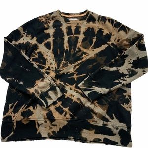Goodfellow | mens tie dye black sweatshirt XL
